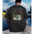 Alcott Little Women Characters Literature Book Illustration Men's Back Print T-Shirt