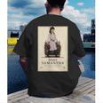 American Girl Meet Samantha Book Cover Men's Back Print T-Shirt