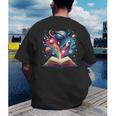 Astronomy Space Lover Books Bookworm Men's Back Print T-Shirt
