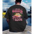 Author It's A Wonderful Day To Write A Book Men's Back Print T-Shirt