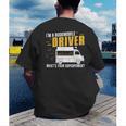 Awesome Bookmobile Driver What's Your Superpower Book Wagon Men's Back Print T-Shirt