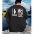 Back To School Library Unicorn Book Lover School Librarian Men's Back Print T-Shirt Back To School Library Unicorn Book Lover School Librarian Men's Back Print T-Shirt