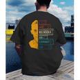 I Like Big Books And I Cannot Lie Apparel Men's Back Print T-Shirt