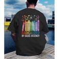 Book Flower Radicalized By Basic Decency Feminist Lgbt Men's Back Print T-Shirt Book Flower Radicalized By Basic Decency Feminist Lgbt Men's Back Print T-Shirt