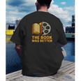 Book Love Scene The Book Was Better Bookworm Vibes Men's Back Print T-Shirt Book Love Scene The Book Was Better Bookworm Vibes Men's Back Print T-Shirt