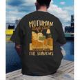 Book Lover Moth Mothman Book Club Reading Into Shadows Men's Back Print T-Shirt