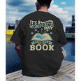 Book Lover Writer Author Men's Back Print T-Shirt Book Lover Writer Author Men's Back Print T-Shirt