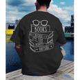 Book Lovers Books Because It’s Too Peopley Outside Men's Back Print T-Shirt
