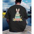 All Booked For Easter Shirt Bookworm Reading Book Reader Men's Back Print T-Shirt