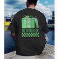All Booked For St Patrick's Day Book Lover Lucky Shamrock Men's Back Print T-Shirt All Booked For St Patrick's Day Book Lover Lucky Shamrock Men's Back Print T-Shirt