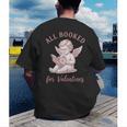 All Booked For Valentines Cute Cherub Vintage Book Lover Men's Back Print T-Shirt All Booked For Valentines Cute Cherub Vintage Book Lover Men's Back Print T-Shirt