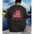 All Booked For Valentines Librarian Book Lover Teacher Men's Back Print T-Shirt