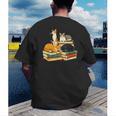 Bookish Cat Lover Cute Reading Squad Books & Kittens Love Men's Back Print T-Shirt Bookish Cat Lover Cute Reading Squad Books & Kittens Love Men's Back Print T-Shirt