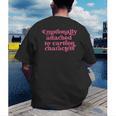 Bookish Galentines Day Valentine Book Club Matching Reader Men's Back Print T-Shirt Bookish Galentines Day Valentine Book Club Matching Reader Men's Back Print T-Shirt