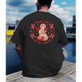 Books Are My Love Language Cupid Reading Book Valentines Day Men's Back Print T-Shirt Books Are My Love Language Cupid Reading Book Valentines Day Men's Back Print T-Shirt