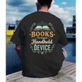 Books The Original Handheld Device Men's Back Print T-Shirt