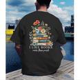 I Like Books More Than People Reading Reader Bookworm Saying Men's Back Print T-Shirt