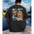 Born-To Read Forced To Work Reading Book Lover Men's Back Print T-Shirt