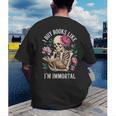 I Buy Books Like I'm Immortal Men's Back Print T-Shirt I Buy Books Like I'm Immortal Men's Back Print T-Shirt