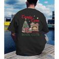 Candy Cane Book Club Holiday Party & Book Exchange Men's Back Print T-Shirt Candy Cane Book Club Holiday Party & Book Exchange Men's Back Print T-Shirt