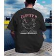 Chapter 11 Birthday Reading Book Lovers 11 Year Old Men's Back Print T-Shirt Chapter 11 Birthday Reading Book Lovers 11 Year Old Men's Back Print T-Shirt
