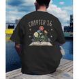 Chapter 16th Birthday Bookworm 16 Years Old For Book Lovers Men's Back Print T-Shirt
