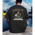 Chapter 75th Birthday Bookworm 75 Years Old For Book Lovers Men's Back Print T-Shirt Chapter 75th Birthday Bookworm 75 Years Old For Book Lovers Men's Back Print T-Shirt