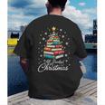 Christmas Book Tree Shirt Book Lover Librarian All Booked For Christmas Women's Christmas Book Lover Librarian Men's Back Print T-Shirt Christmas Book Tree Shirt Book Lover Librarian All Booked For Christmas Women's Christmas Book Lover Librarian Men's Back Print T-Shirt
