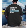 Comic Books Art For Men Women Comics Lover Comics Collector Men's Back Print T-Shirt