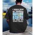 Comics Collecting Book Collector Guide Comics Lover Men's Back Print T-Shirt Comics Collecting Book Collector Guide Comics Lover Men's Back Print T-Shirt