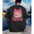 Coquette Bow All Booked For Valentines Teacher Book Men's Back Print T-Shirt