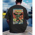 Cthulhu Lord Of Madness Vintage Comic Book Cover Men's Back Print T-Shirt Cthulhu Lord Of Madness Vintage Comic Book Cover Men's Back Print T-Shirt