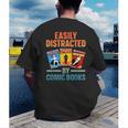 Cute Comic Book For Men Women Comic Book Collector Men's Back Print T-Shirt