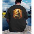 Cute Corgi Dog In Japanese Kimono With Book Men Women Girls Kids Men's Back Print T-Shirt
