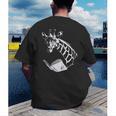 Cute Giraffe Wear Glasses Reading Book Librarian Bookworm Men's Back Print T-Shirt Cute Giraffe Wear Glasses Reading Book Librarian Bookworm Men's Back Print T-Shirt