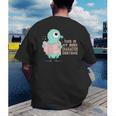 Cute Pigeon This Is My Book Character Costume For Reading Men's Back Print T-Shirt Cute Pigeon This Is My Book Character Costume For Reading Men's Back Print T-Shirt