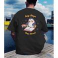 Cute Xmas Book Lover Penguin Reading Cosy Days Cosy Reads Men's Back Print T-Shirt Cute Xmas Book Lover Penguin Reading Cosy Days Cosy Reads Men's Back Print T-Shirt