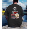 Dalmatian Reading Books Matching Bookworm Readers Librarian Men's Back Print T-Shirt