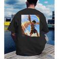 David And Goliath Bible Book Samuel King David Anime Manga Men's Back Print T-Shirt David And Goliath Bible Book Samuel King David Anime Manga Men's Back Print T-Shirt