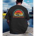 A Day Without Reading Is Like Book Lover And Reading Men's Back Print T-Shirt