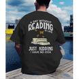 Day Without Reading Read Librarian Book Men Women Kids Men's Back Print T-Shirt