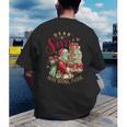 Dear Santa More Books Please Christmas Men's Back Print T-Shirt