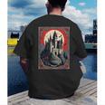 Dracula's Castle Book Cover Illustration Men's Back Print T-Shirt Dracula's Castle Book Cover Illustration Men's Back Print T-Shirt