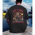Dragon Just A Girl Who Loves Dragons And Books Men's Back Print T-Shirt Dragon Just A Girl Who Loves Dragons And Books Men's Back Print T-Shirt