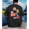 Dungeon Crawler Carl Colorful Sticker Collage LitRPG Book Men's Back Print T-Shirt Dungeon Crawler Carl Colorful Sticker Collage LitRPG Book Men's Back Print T-Shirt