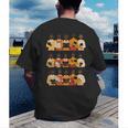 Educated Afro Women Girl Reading Book Future HBCU Grad Men's Back Print T-Shirt