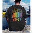 Equal Rights Book Flower Resist 86 47 Feminist Women Rights Men's Back Print T-Shirt Equal Rights Book Flower Resist 86 47 Feminist Women Rights Men's Back Print T-Shirt