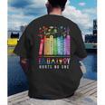 Equality Hurts No One Floral Books LGBTQ Pride Human Rights Men's Back Print T-Shirt Equality Hurts No One Floral Books LGBTQ Pride Human Rights Men's Back Print T-Shirt