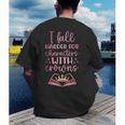 I Fall For The Characters WCrowns Fantasy Book Lover Tee Men's Back Print T-Shirt I Fall For The Characters WCrowns Fantasy Book Lover Tee Men's Back Print T-Shirt