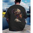 Girl Crown Of Books African Teacher Black History BHM Men's Back Print T-Shirt Girl Crown Of Books African Teacher Black History BHM Men's Back Print T-Shirt
